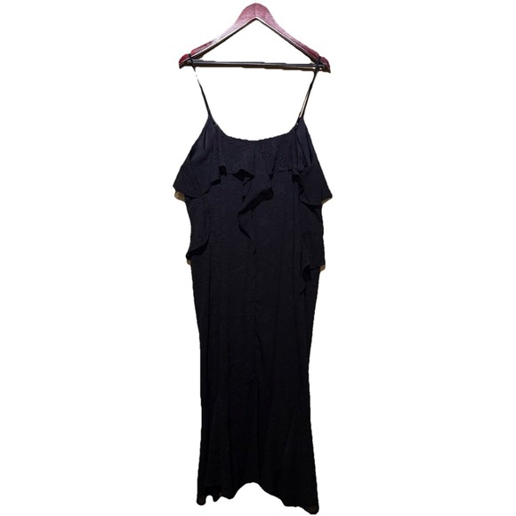 Wild Fable Women's Ruffle Midi Dress Yellow Size XXL - Picture 3 of 5